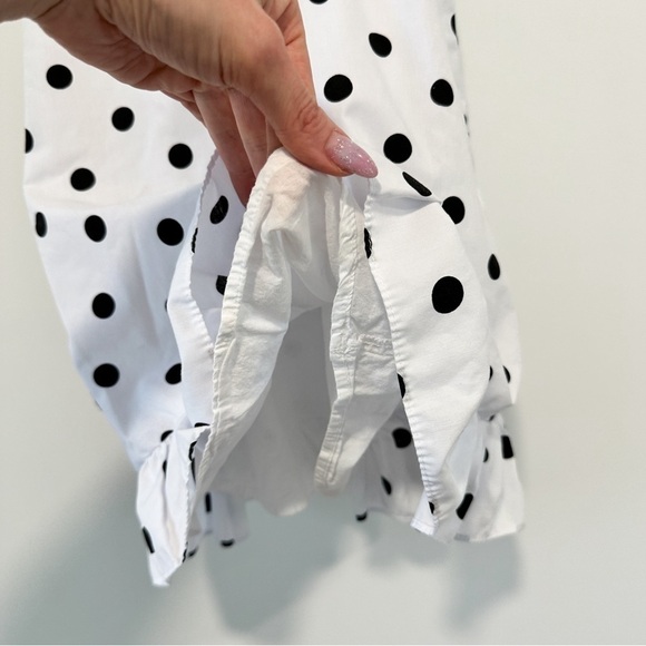 ZARA Girls Polka Dot Open Back Dress - Picture 7 of 10